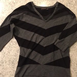 Black & Gray Top